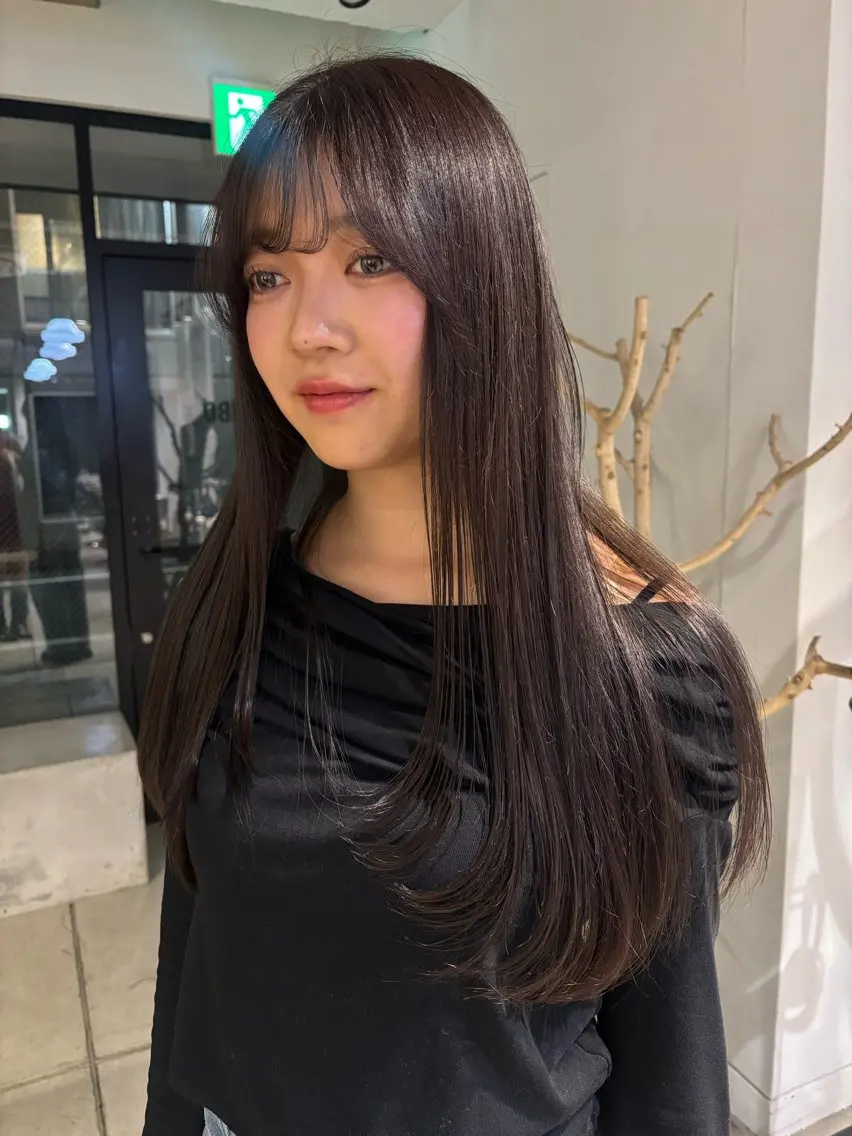 ロング 🎀抜け感ナチュラル 🎵asuna🪽のヘアスタイル