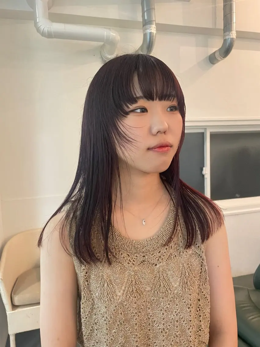 ロング カラー Terve.竹内 視咲のヘアスタイル