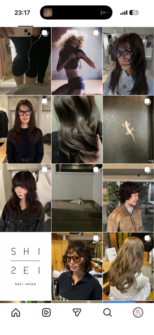 中野 こころのヘアスタイル