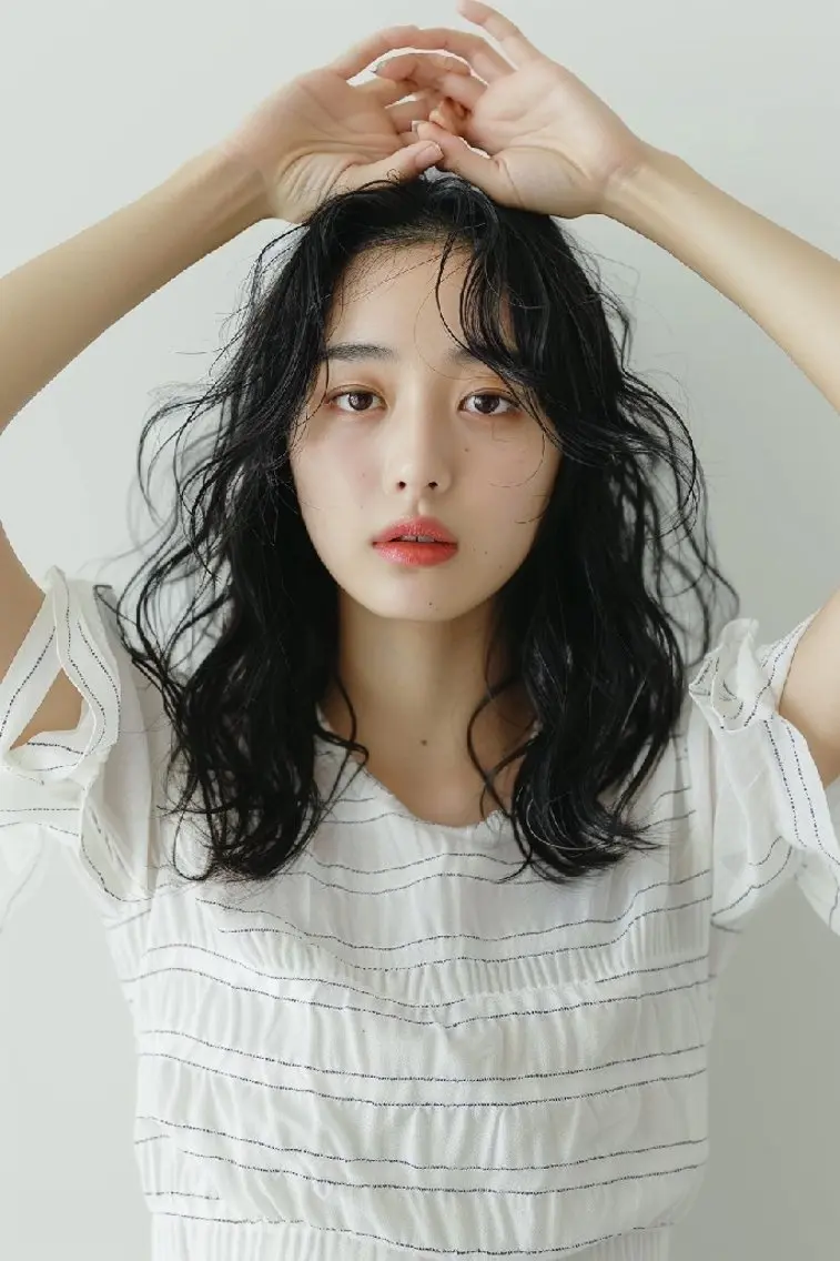 カラー 束感まつぱ🫧 なつき🫧のヘアスタイル