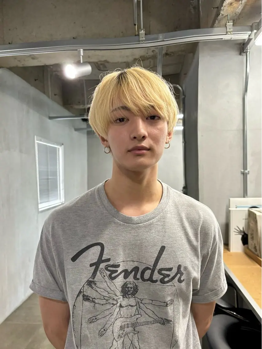 【☀️メンズ限定☀️】 メンズカット+ダブルカラー+TOKIOトリートメント ※平日限定の写真