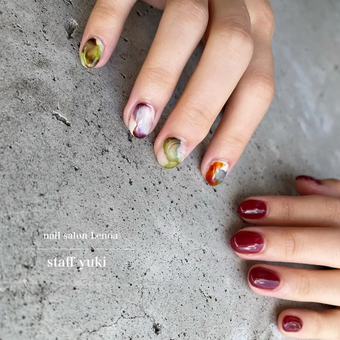 hand 片手5本つけ放題＋片手1カラー［ オフ込み ］の写真