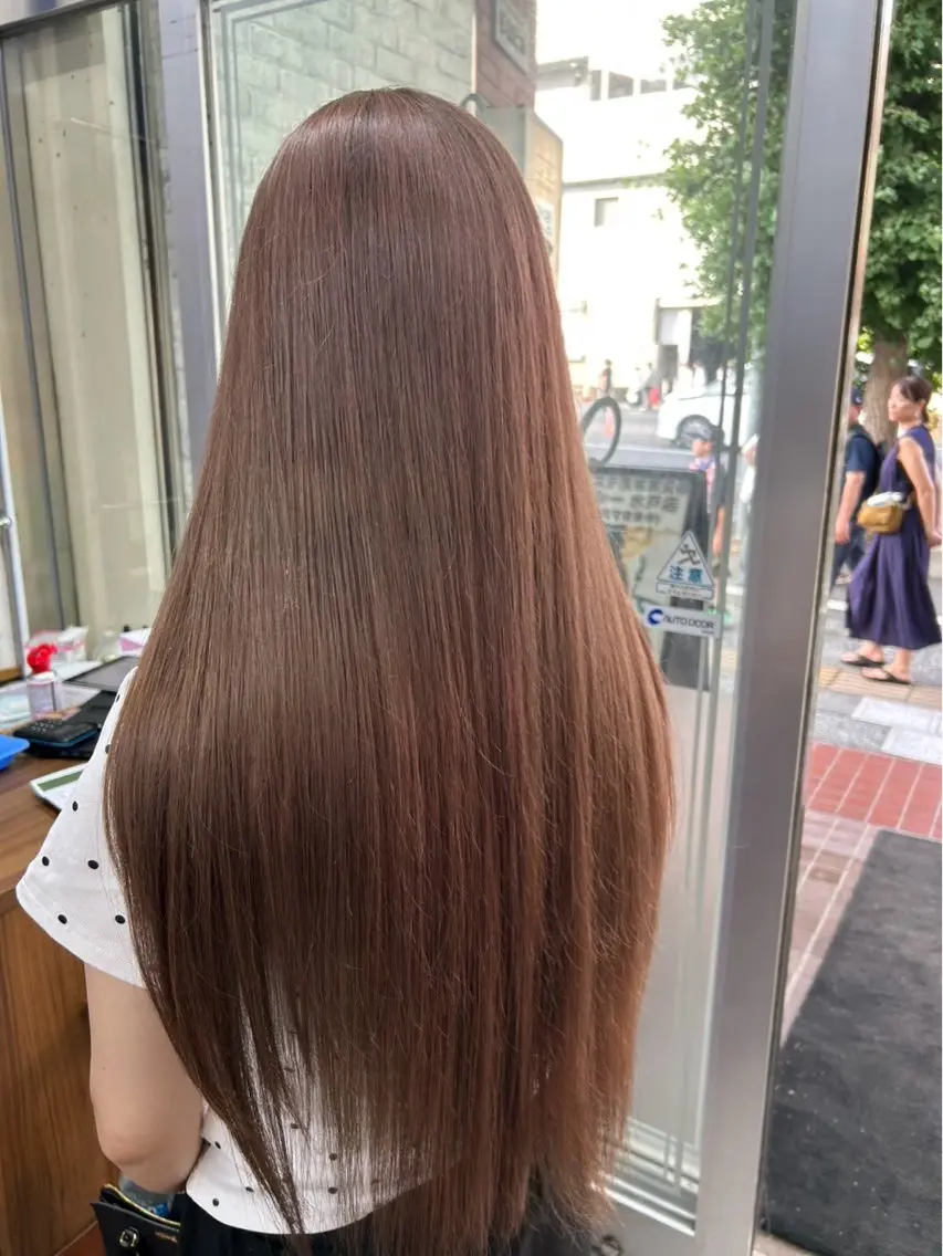 ロング 皆川 千奈実のヘアスタイル