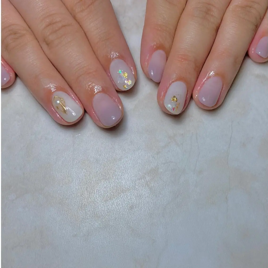 ネイル ハンドネイル shiro ハルカのネイルデザイン