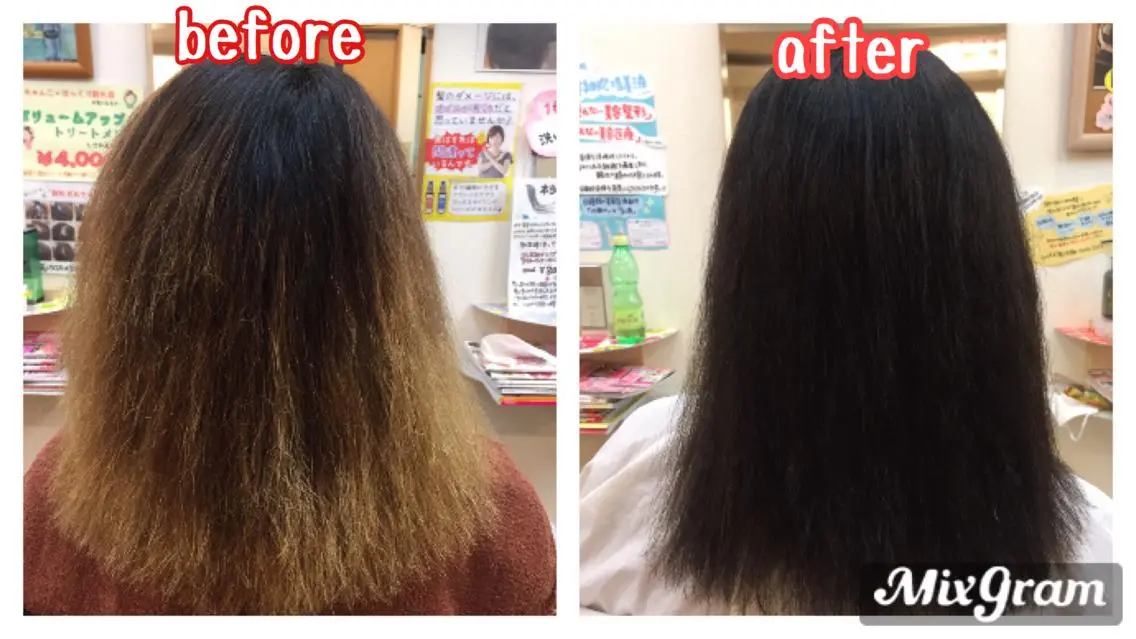 セミロング カラー 髪質改善 トリートメント 縮毛矯正モデル募集中 美容室HATSUのヘアスタイル