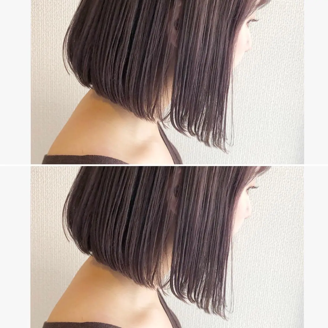 ショート 前下がりボブ アッシュ ボブ デート ショートヘア AIR HEALのヘアスタイル