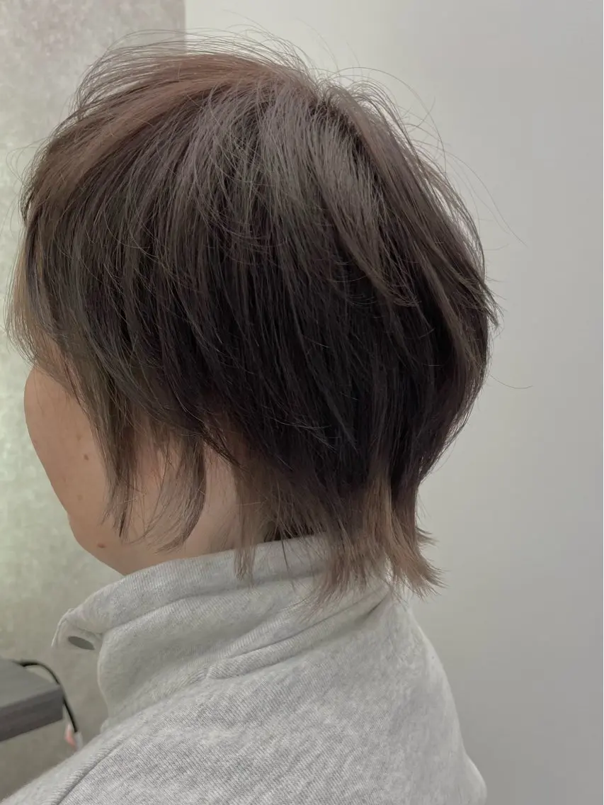 ショート カラー デザインカラー カット ヘアカラー トリートメント 佐々木 達也のヘアスタイル