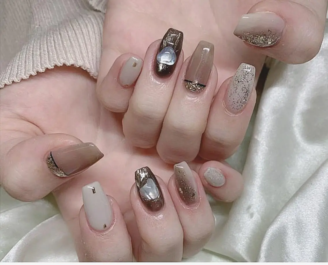 カラー ネイル ニュアンスネイル ハンドネイル haruka joieangeのネイルデザイン