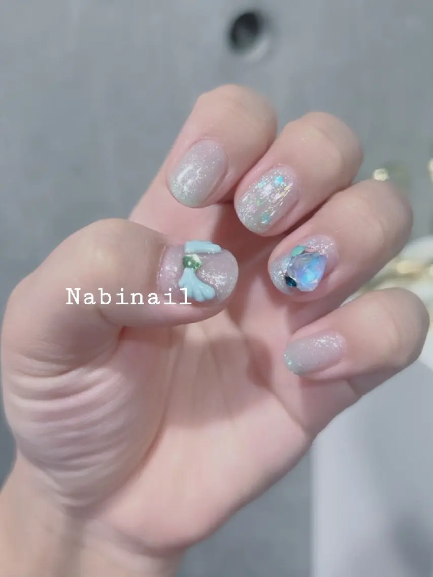 ネイル 韓国ネイル ハンドネイル 西日暮里 Nabinailのネイルデザイン