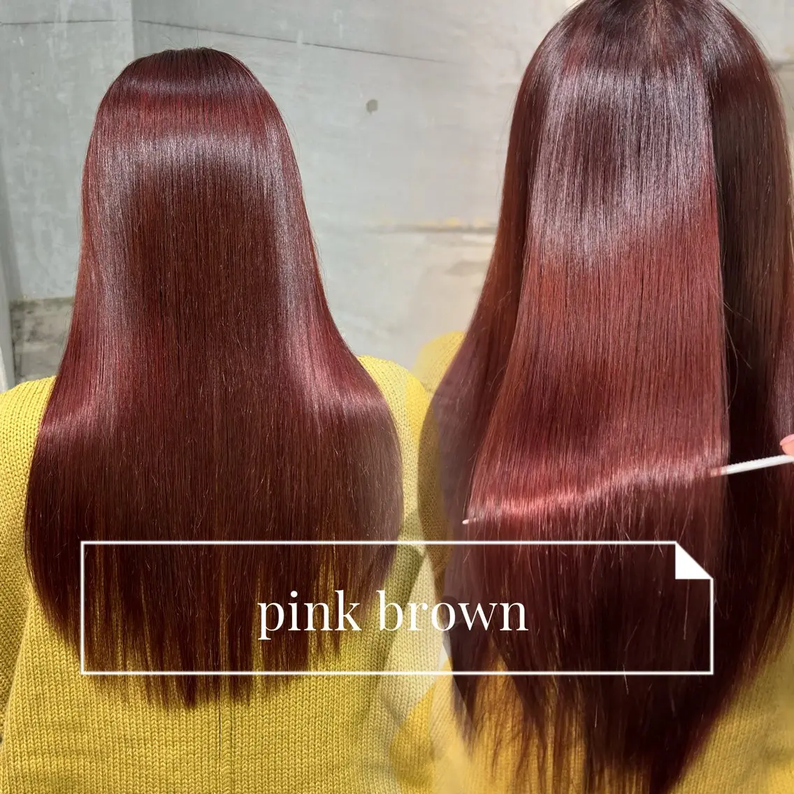 ロング カラー ヘアカラー トリートメント 透明感カラー🍯 髪質改善🫧 野々愛のヘアスタイル