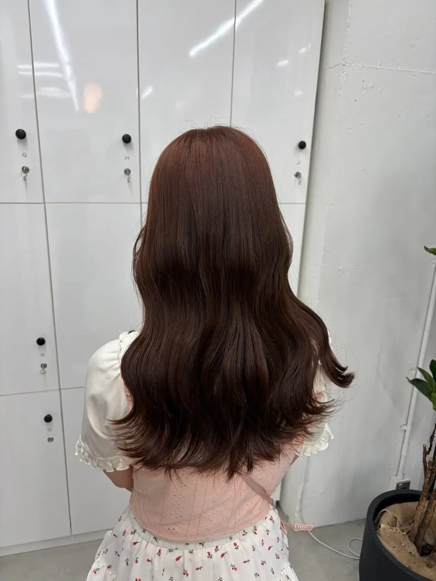 セミロング カラー ブラウンカラー 透明感カラー 髪質改善 カット ヘアカラー 🍊あすか🍊 JILLSTUDIOのヘアスタイル
