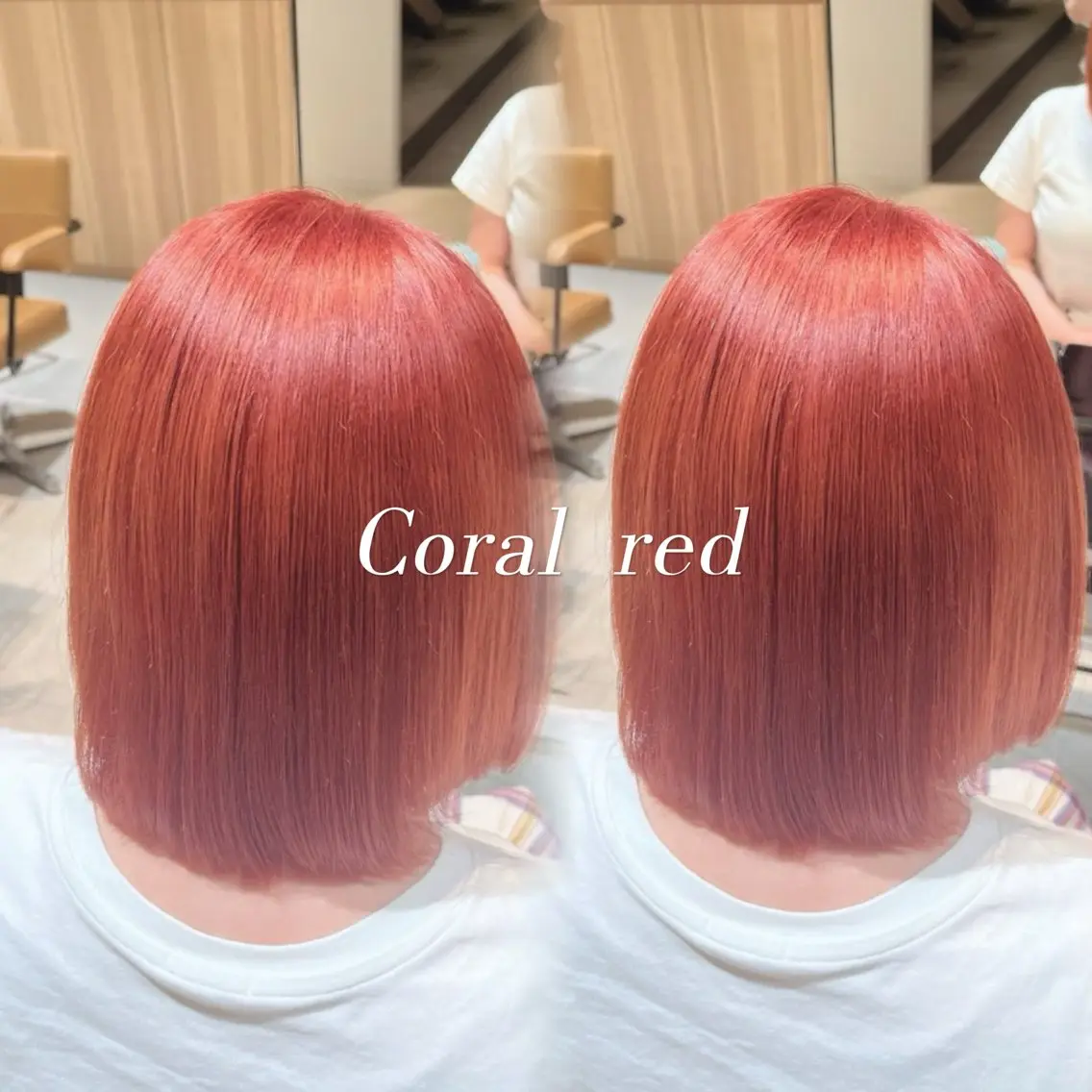 💛ダブルカラー【肩上】うる艶トリートメント付き🩵の写真