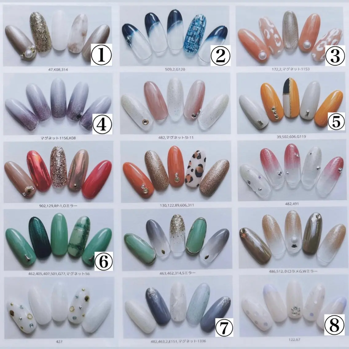 【デザイン8種類】定額デザインネイルモデル💅🏻💖/オフあり⭕️/カラー100色以上/オフ込み3160円✨️の写真