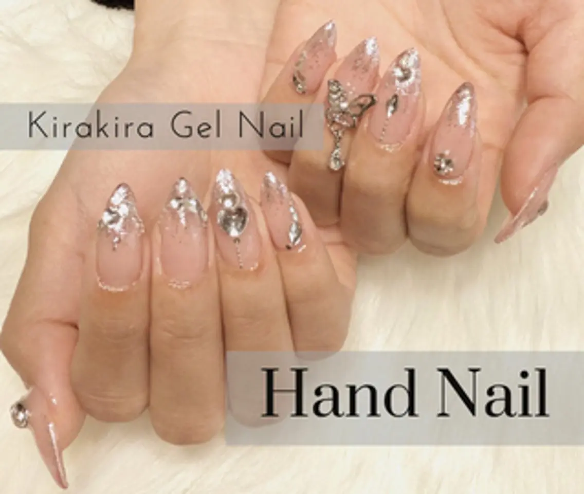 ネイル ジェルネイル グラデーション キラキラネイル ワンカラーネイル ストーンネイル Nail Salon Rayelのネイルデザイン