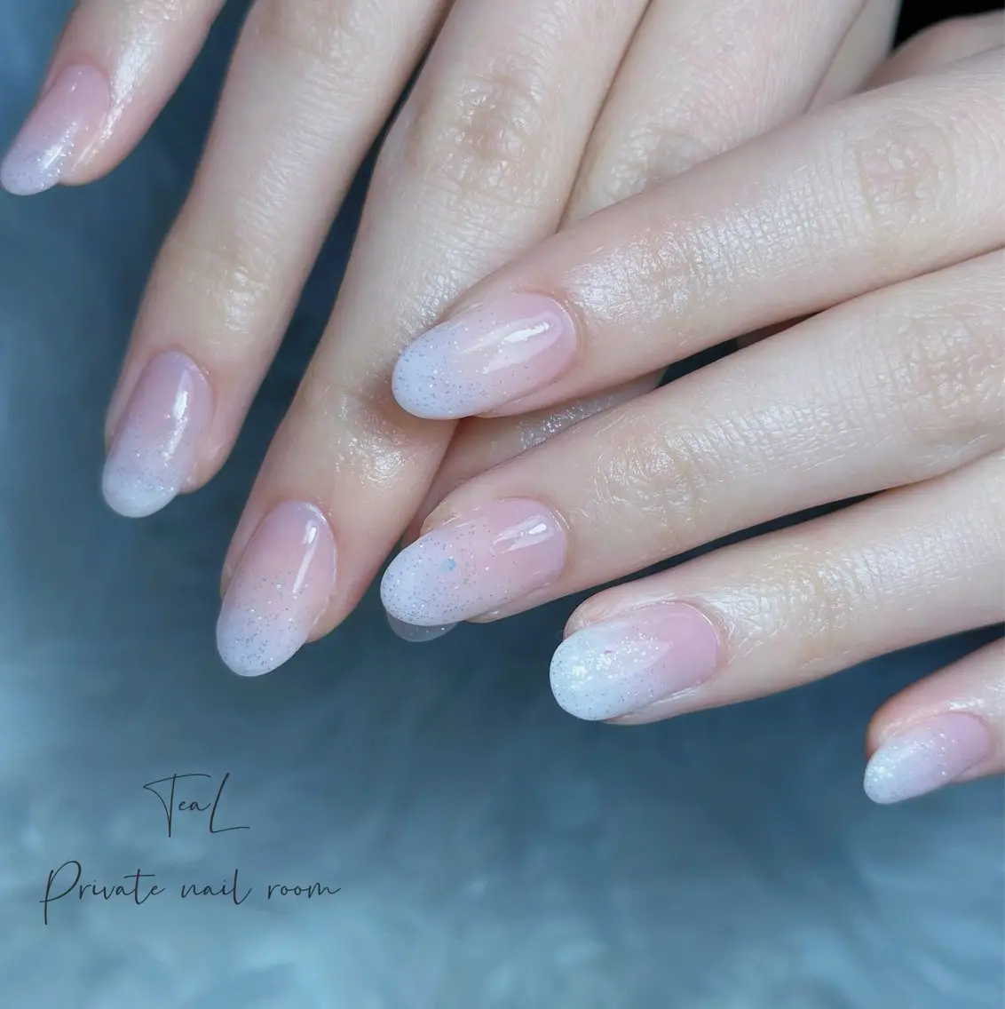 ネイル キラキラネイル オフィスネイル シンプルネイル ハンドネイル TeaL nailのネイルデザイン