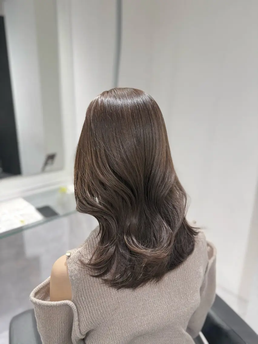 ロング カラー ヘアカラー トリートメント ヘッドスパ ヘアセット ♡⃛赤み消し ♡⃛ 淡色特化✨️Rimuのヘアスタイル