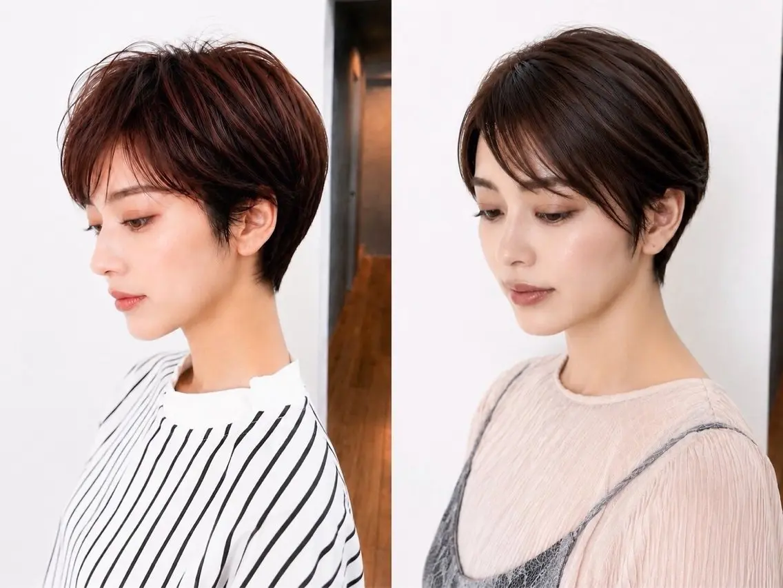 ショート カラー ショートボブ ボブ ショートヘア カット ヘアカラー トリートメント 恵比寿/KOTA/ ボブ/髪質改善のヘアスタイル