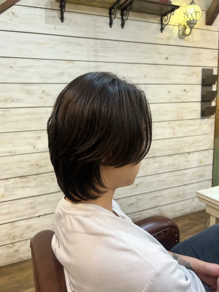 パーマ メンズ メンズパーマ 艶髪✨ワンカラー 🫧Airi🫧のヘアスタイル