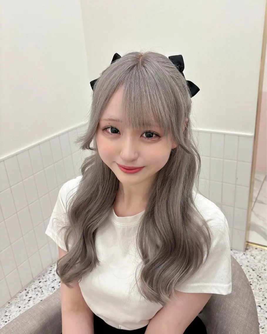 前髪/後れ毛カット+ケアカラー+5step トリートメント💕の写真
