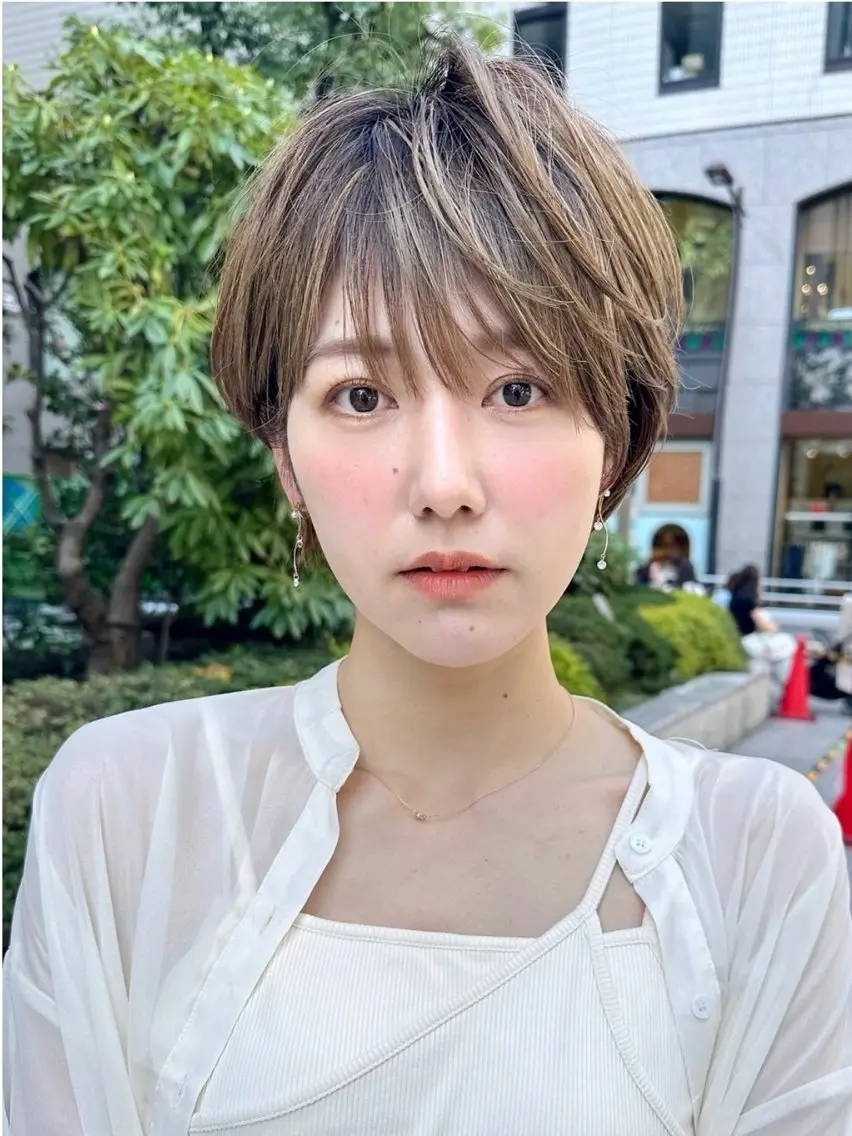 ショート ✄安野祥華銀座大人 絶壁解消ショート✄のヘアスタイル