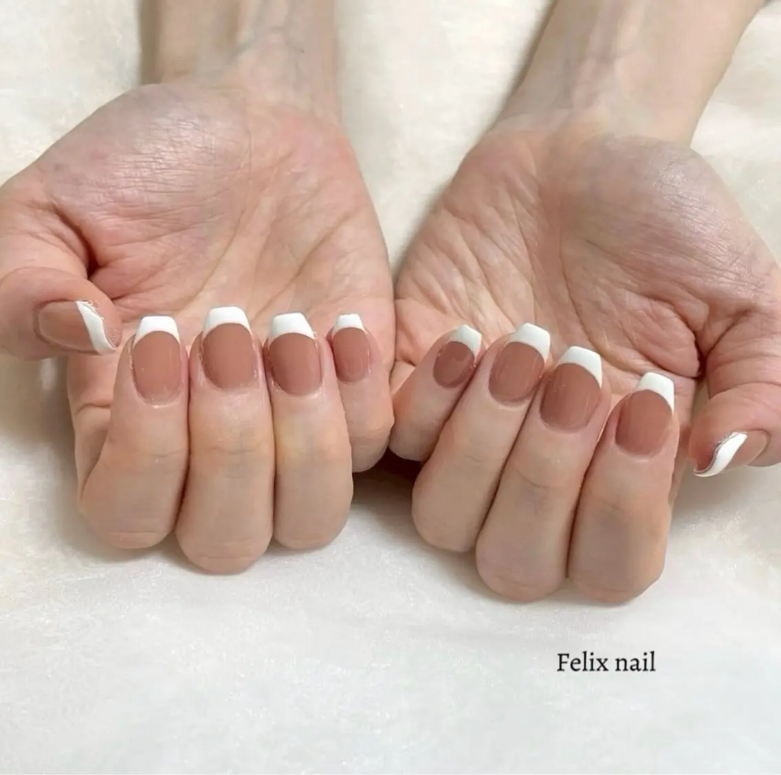 ネイル ハンドネイル Felixnail TANAKA🐰🤍のネイルデザイン
