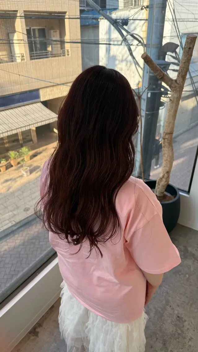 ロング カラー 辻岡 悠稀のヘアスタイル