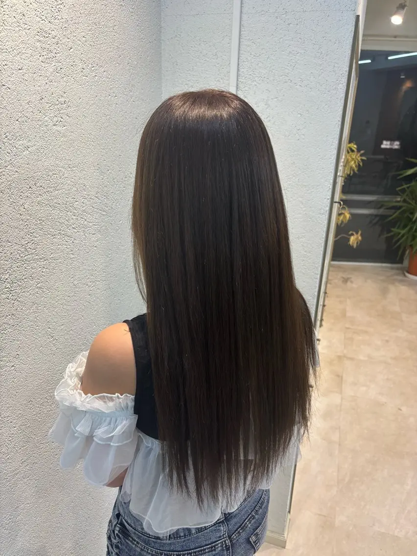 ロング カラー トリートメント ヘアカラー 永尾 幸太郎のヘアスタイル