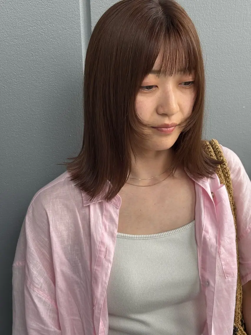 ミディアム カット トリートメント 伊藤 優花のヘアスタイル