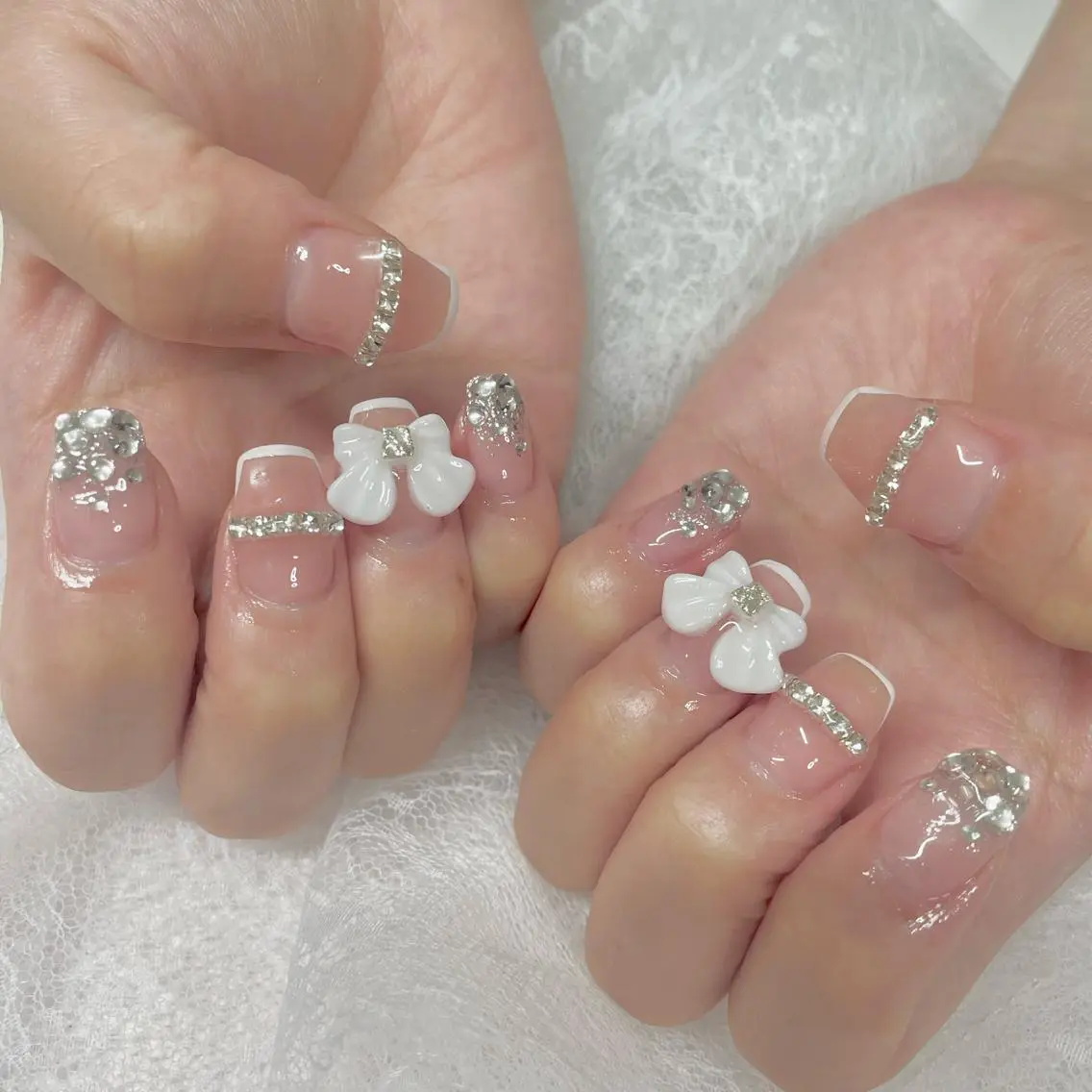 ネイル ジェルネイル キラキラネイル 韓国ネイル おそろいネイル パラジェル J terrace Nailのネイルデザイン
