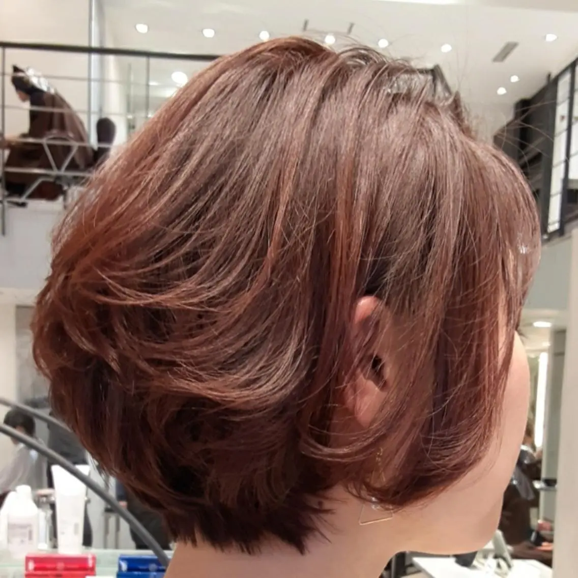 ショート パーマ カラー 知念 香トータル ビューティー🌷のヘアスタイル