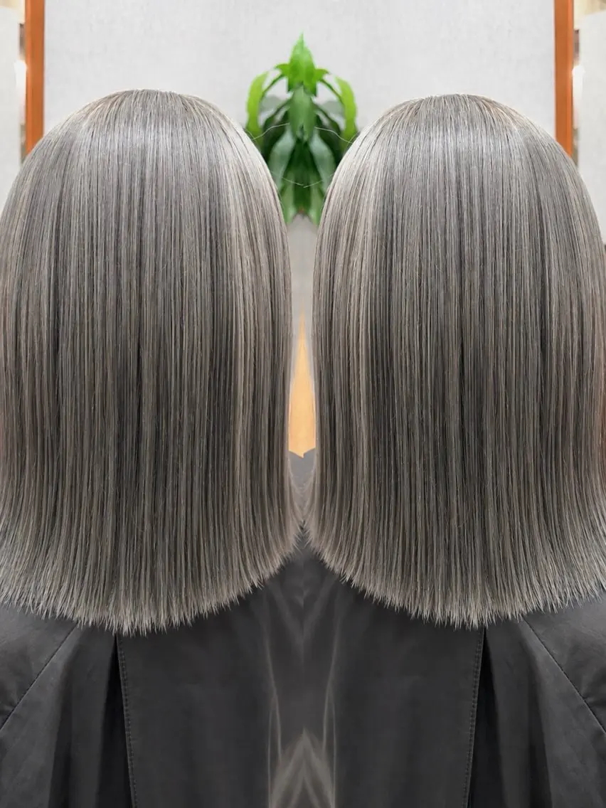 ロング カラー ブリーチ ヘアカラー C'LD Hair トモヤのヘアスタイル