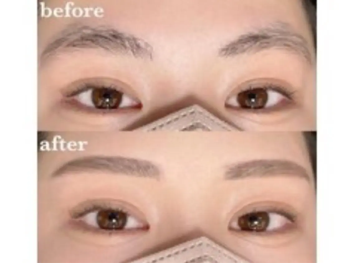 【女性限定】眉ワックス+眉スタイリング☆毛量調整付き¥4,600の写真