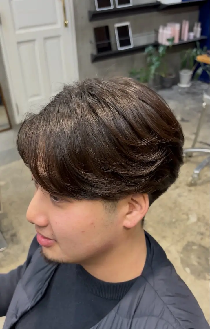 【men's5月限定価格】カット+曲がる縮毛矯正💫の写真