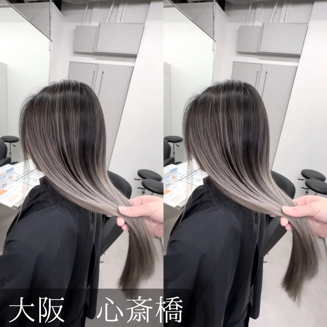ロング ヘアカラー hair &eye LAWE.店長のヘアスタイル