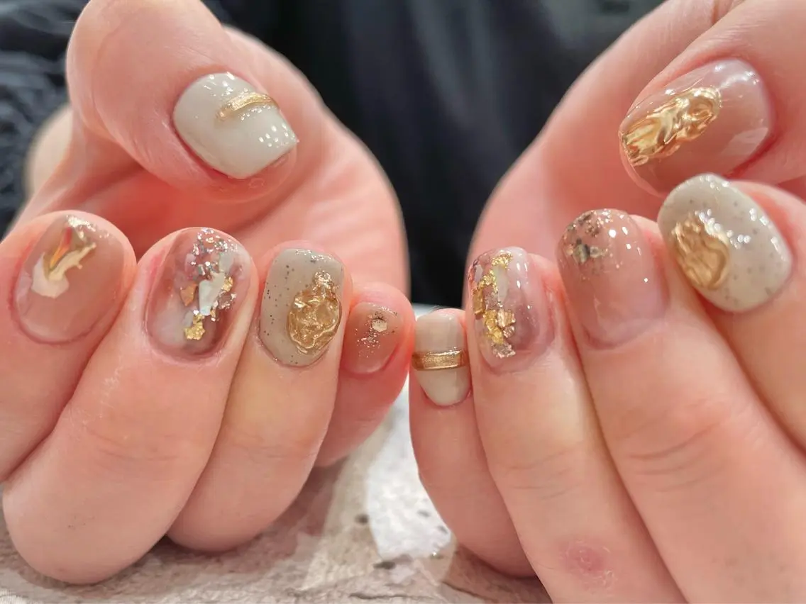 ネイル ハンドネイル Ash関内ネイリスト 荒木のネイルデザイン