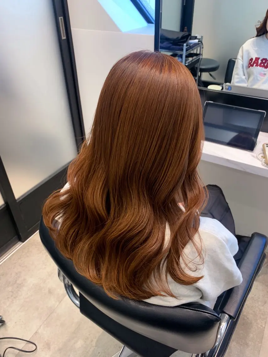 セミロング 髪質改善 縮毛矯正 トリートメント カット ヘアカラー トリートメント 髪質改善/縮毛矯正 🎀小林 唯 🎀のヘアスタイル