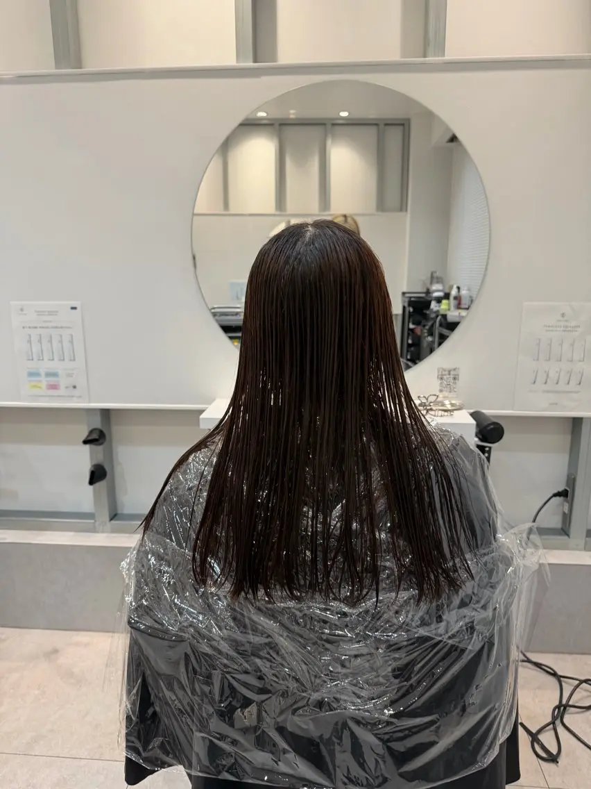 ロング カラー ブラウンカラー ダブルカラー ラベンダーカラー ヘアカラー 熊谷 琴葉のヘアスタイル