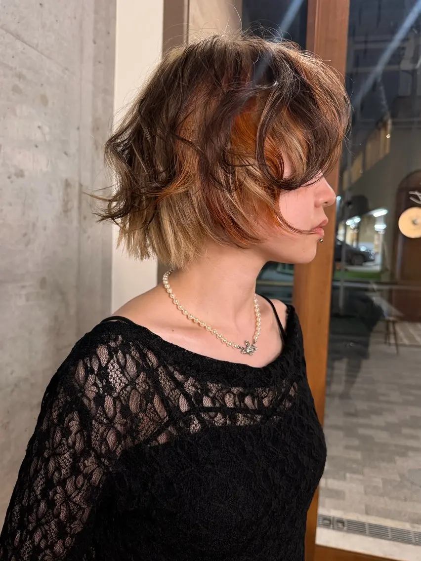 ミディアム カラー ヘアカラー トリートメント 🦋ナチュラルカラー /ブリーチ🥀恵佑のヘアスタイル