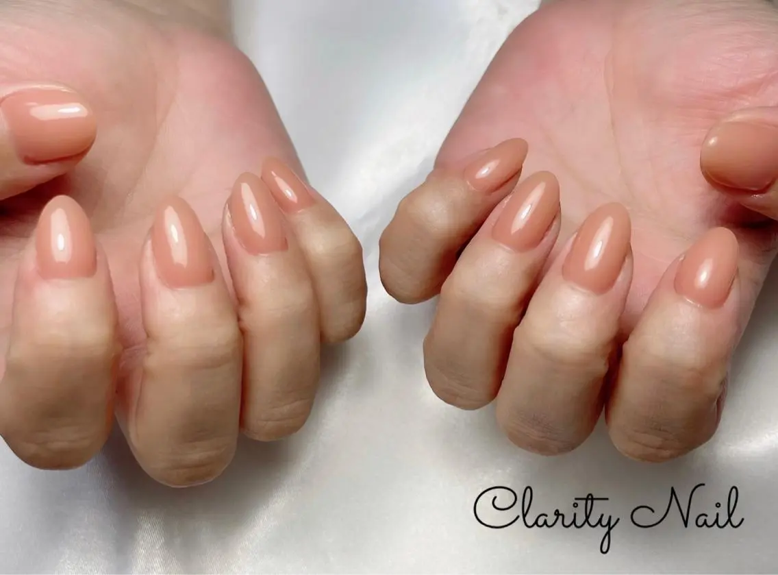 ネイル ワンカラーネイル ハンドネイル Clarity Nailのネイルデザイン