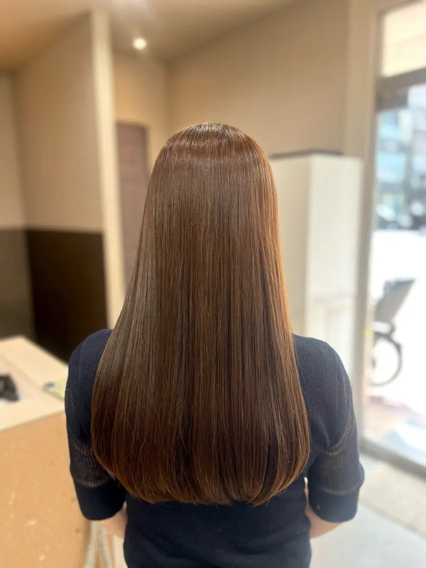《平日限定》似合わせカット+透明感カラーの写真