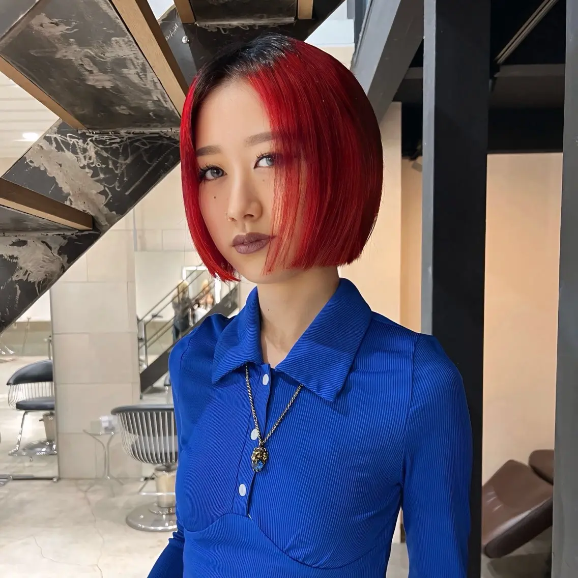 カラー ハイトーン/名駅 ここなのヘアスタイル