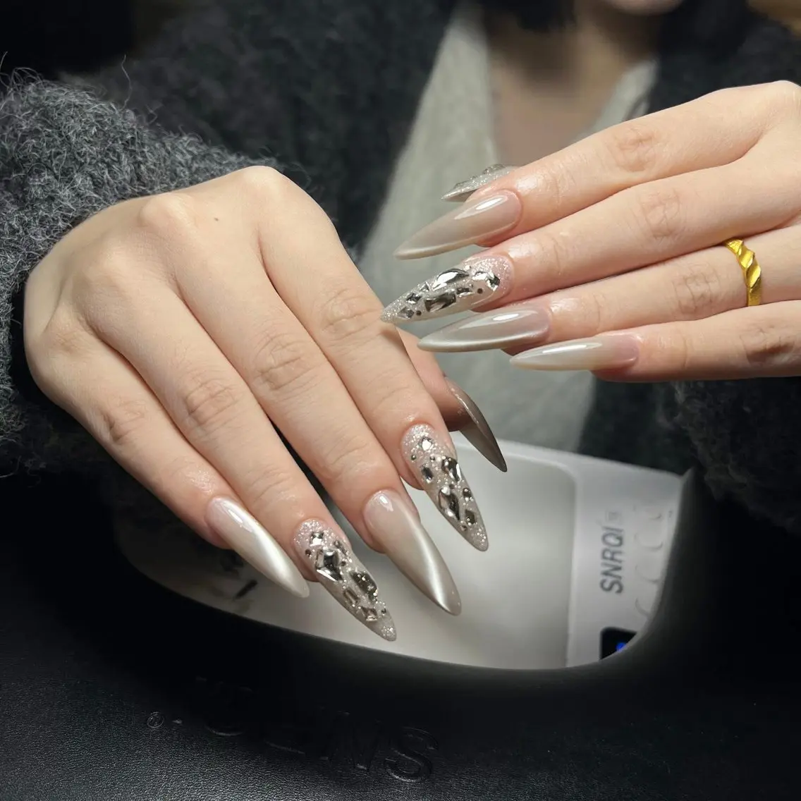 ネイル チークネイル フットネイル フレンチネイル グラデーション 韓国ネイル YUKI NAILのネイルデザイン