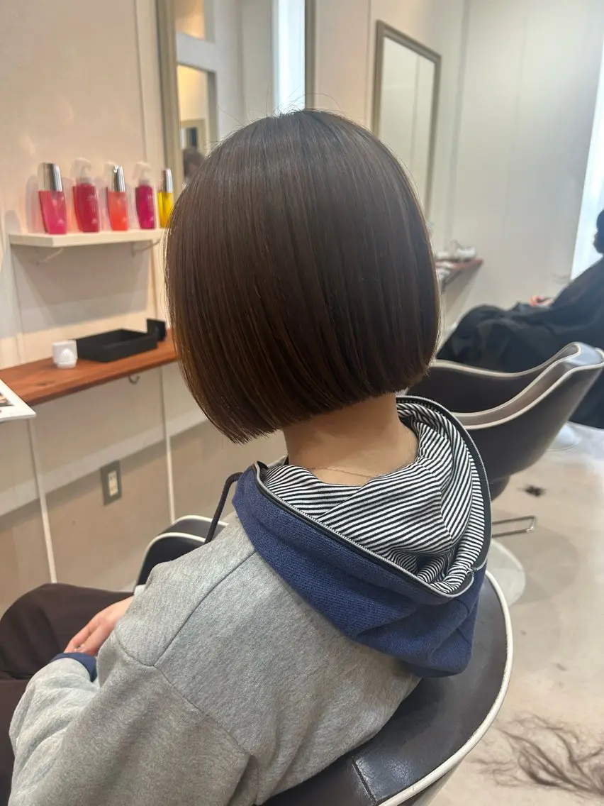 ショート 髪質改善/縮毛矯正 タカヤマ タクミのヘアスタイル