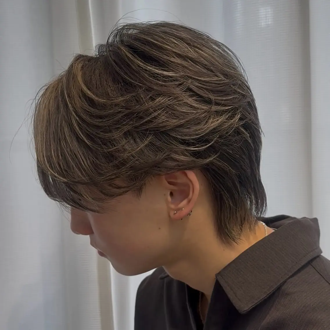 メンズ 大阪梅田/毛流れ カットパーマ/Senのヘアスタイル