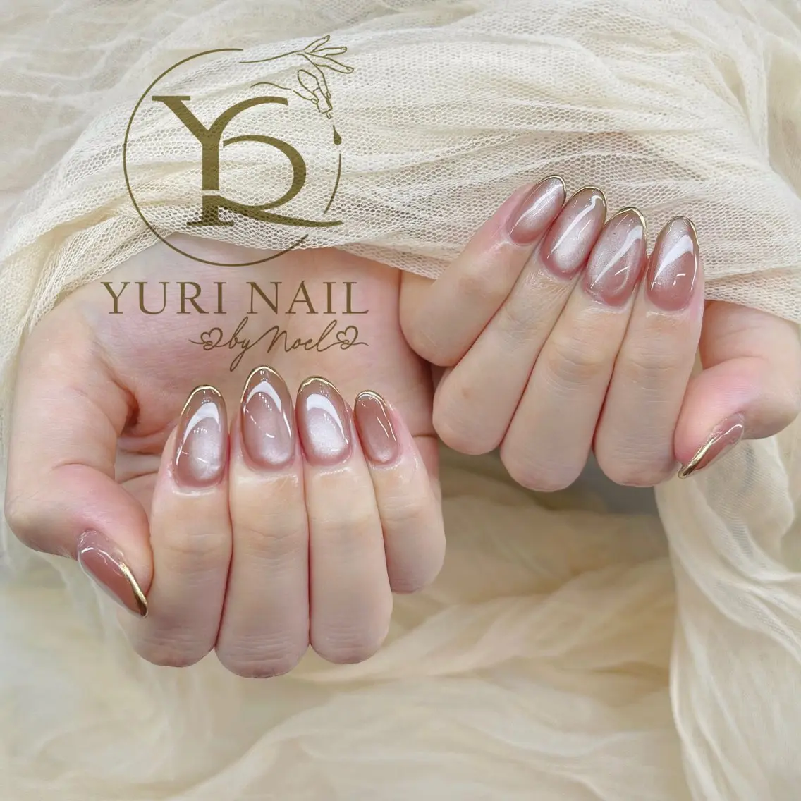 ネイル チークネイル フットネイル フレンチネイル グラデーション キラキラネイル ハンドネイル フットネイル ハンドケア YURI Nail Funabashiのネイルデザイン