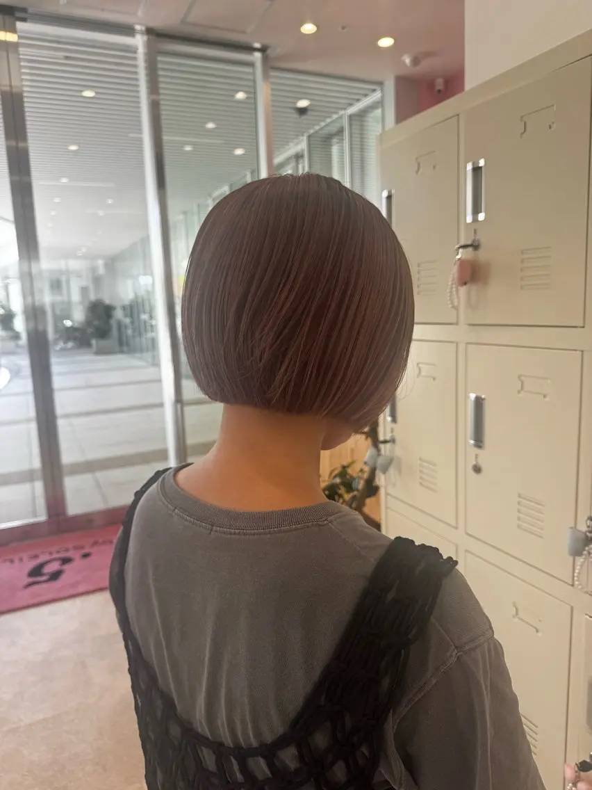 ミディアム 盛れる透明感カラー ♡ayana♡のヘアスタイル