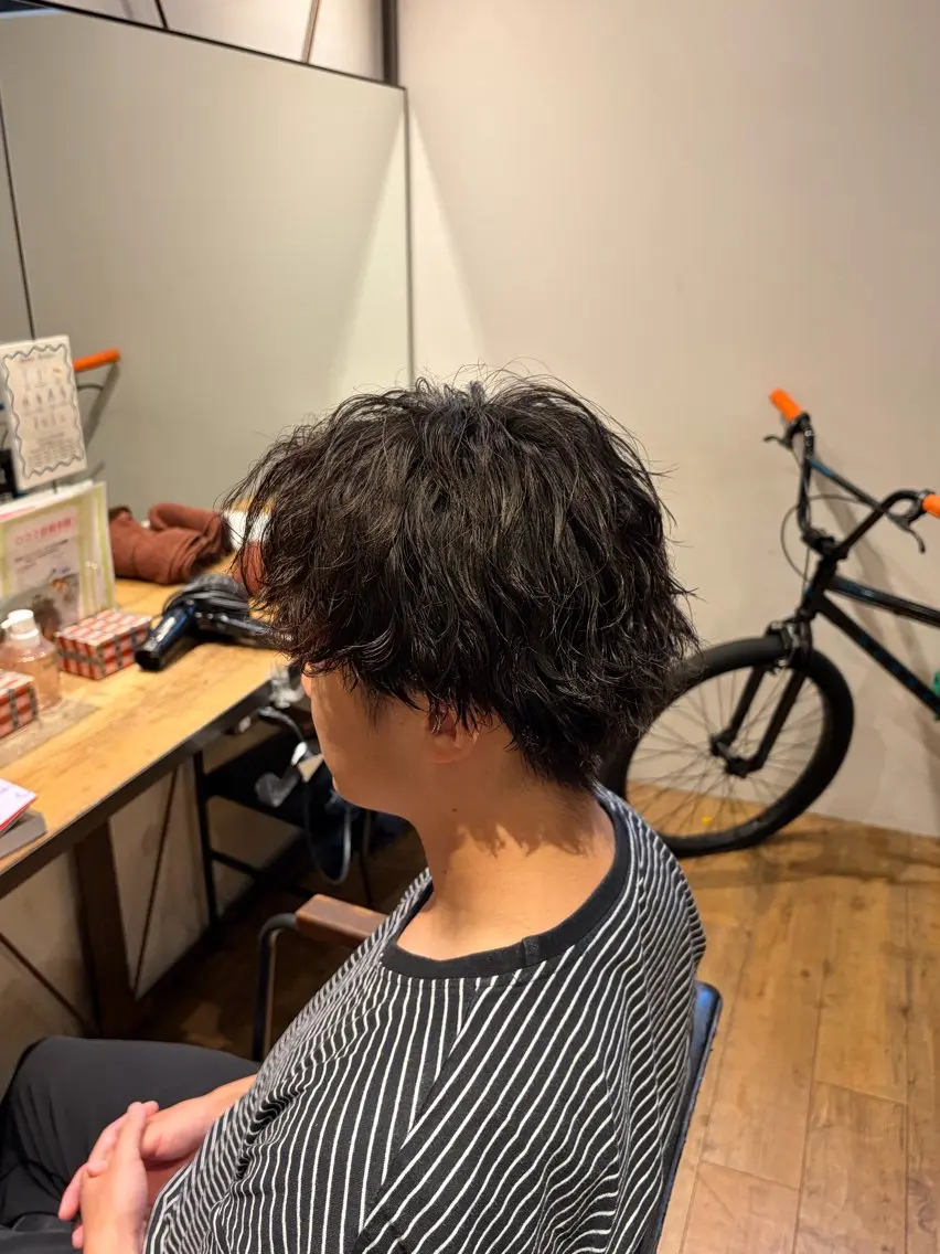 パーマ 喜友名 ウララのヘアスタイル