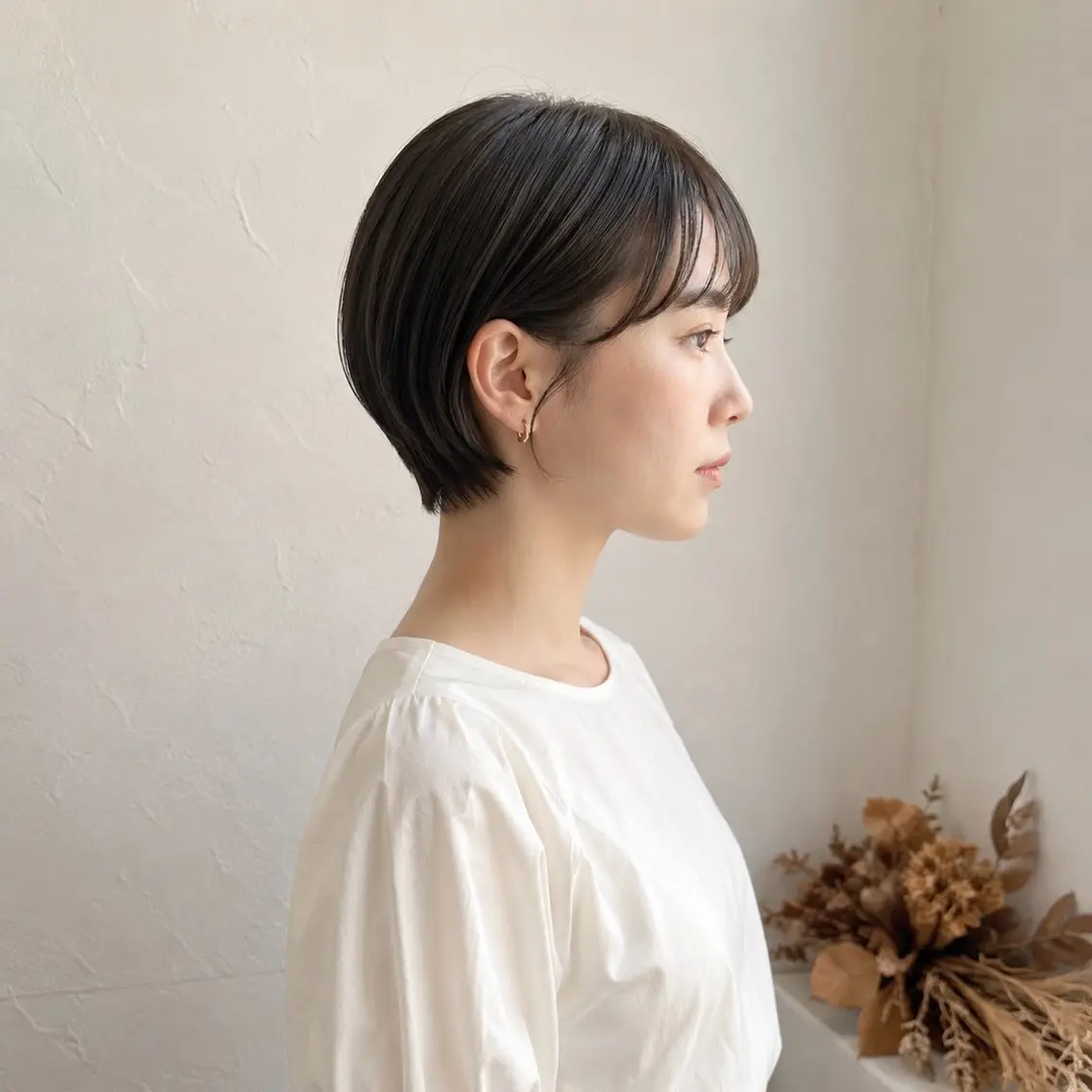 ✩.*˚ ショート + 透明感カラー (トリートメント付き)の写真