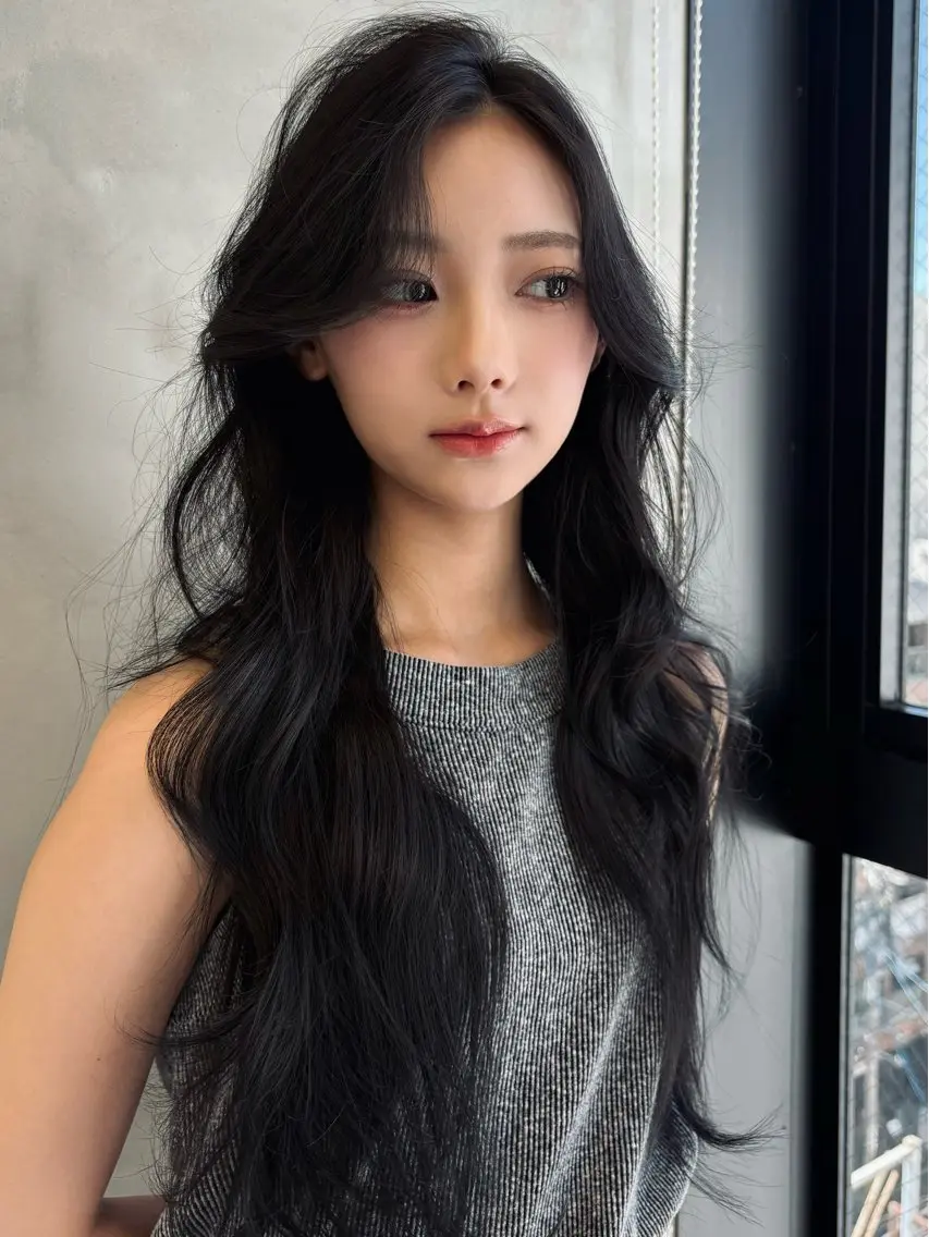 ロング カラー 透明感カラー カット ヘアカラー まさとお洒落 色気個性ヘアのヘアスタイル