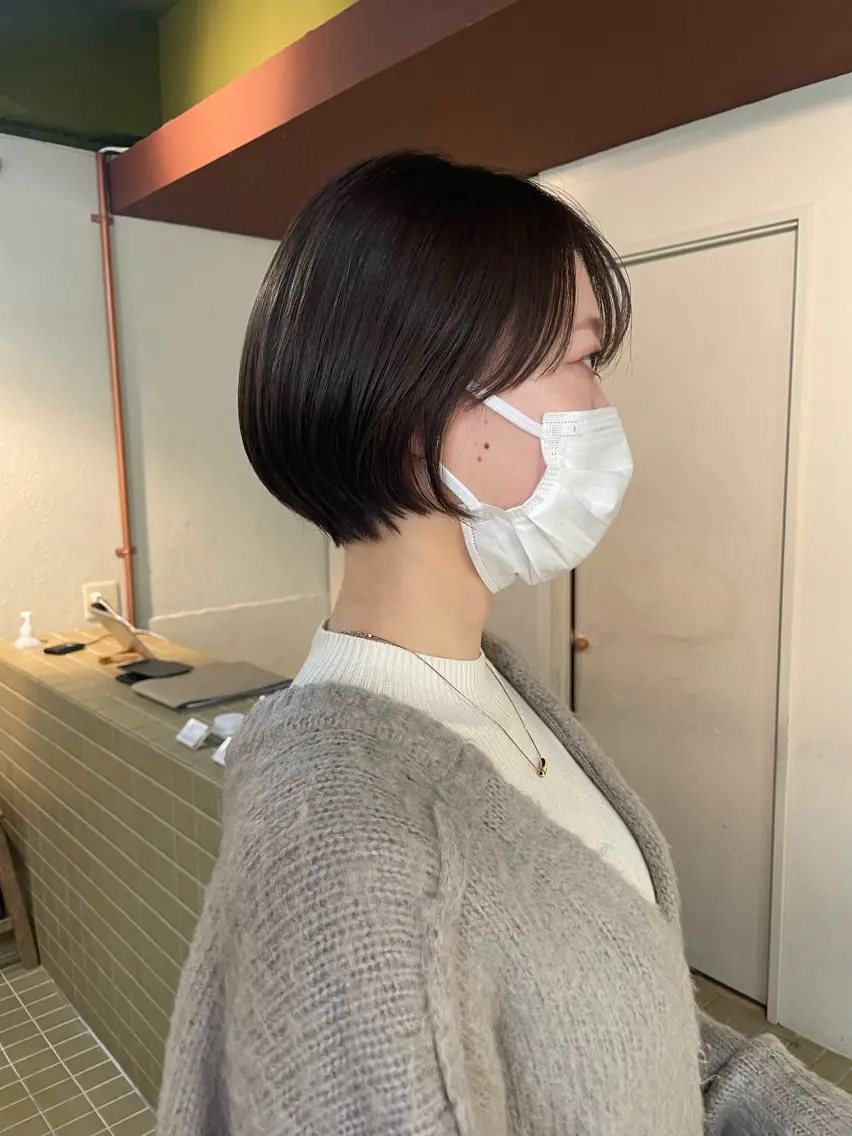 ショート 丸みショート ショートヘア 末永 晃久のヘアスタイル